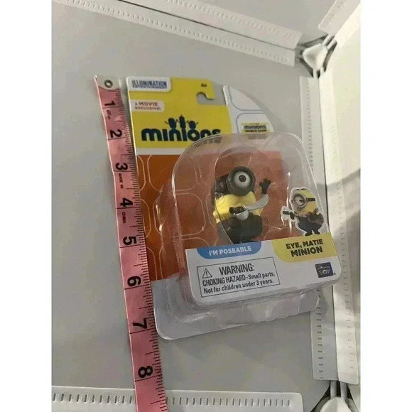 Minions Poseable Action Figure Eye, Matie Minion Collectible - Picture 3 of 3